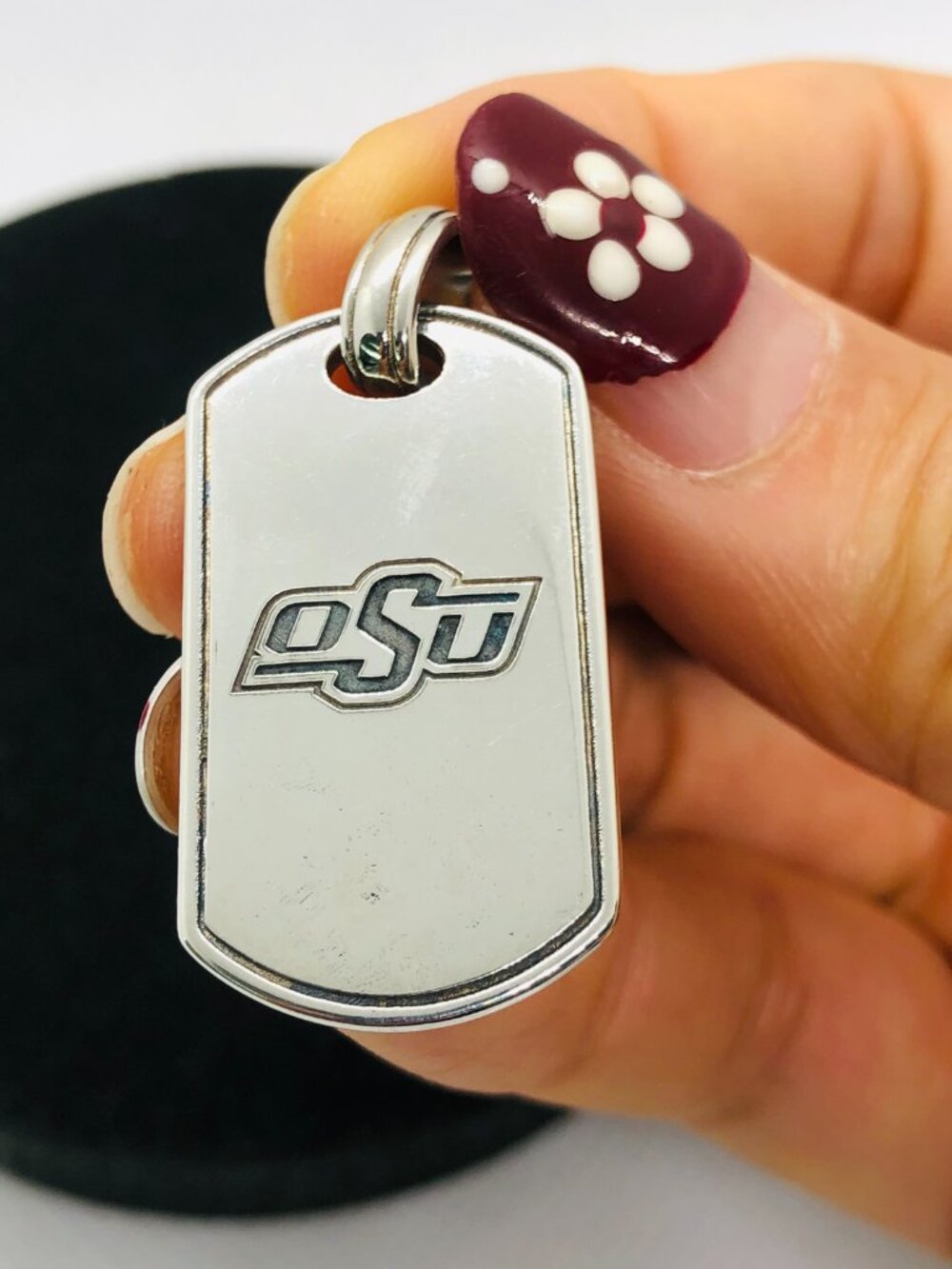 James Avery Oklahoma State University Classic Tag Pendant